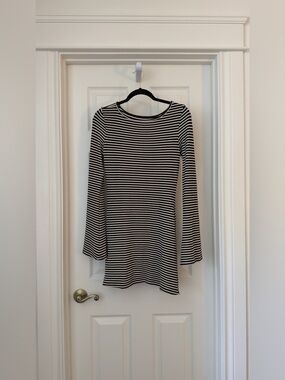 Petal & pup mini dress bell sleeve striped y2k